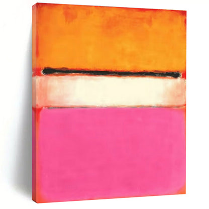 Pink - Orange - White Art for Romantic Restaurant & Fashion Boutique DLZ2093