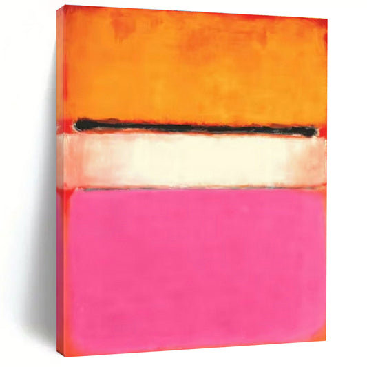 Pink - Orange - White Art for Romantic Restaurant & Fashion Boutique DLZ2093