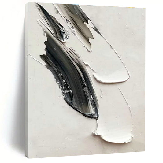 Gray - White Textured Art for Urban Loft & Neutral - Toned Gallery DLZ2369