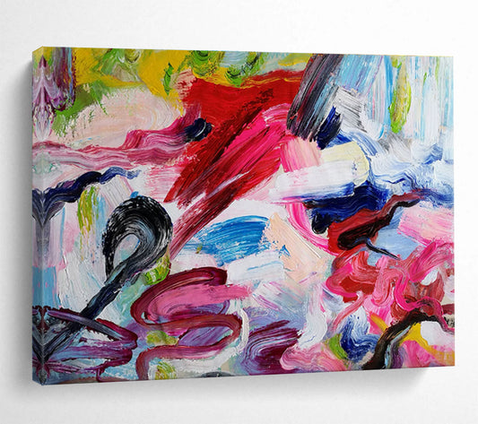 Colorful Stroke Abstract Art for Creative Studio Collaborative Spaces DLZ2681