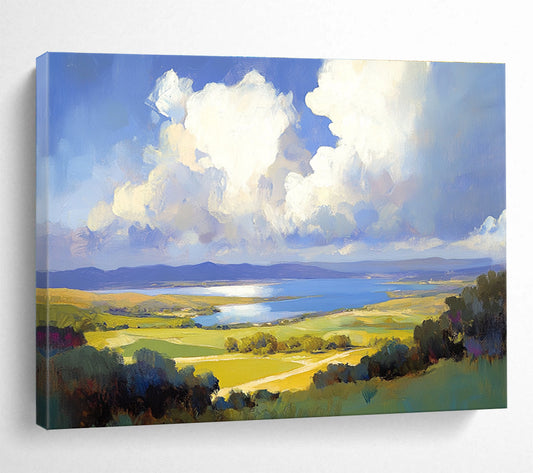 Peaceful Countryside Art for Farmhouse & Lakeside Cottage SC584
