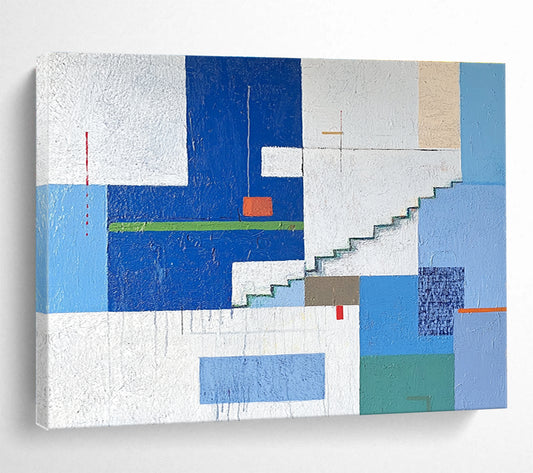 Colorful Geometric Abstract Art for Trendy Boutique & Contemporary Art Lounge SC488