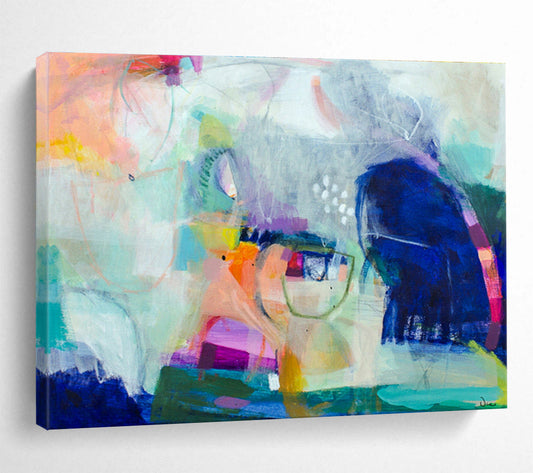 Colorful Geometric Abstract Art for Creative Workspaces DLZ2410