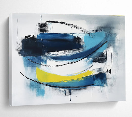 Abstract Boats in Color Art for Beach House & Art - Loving Marina SC033