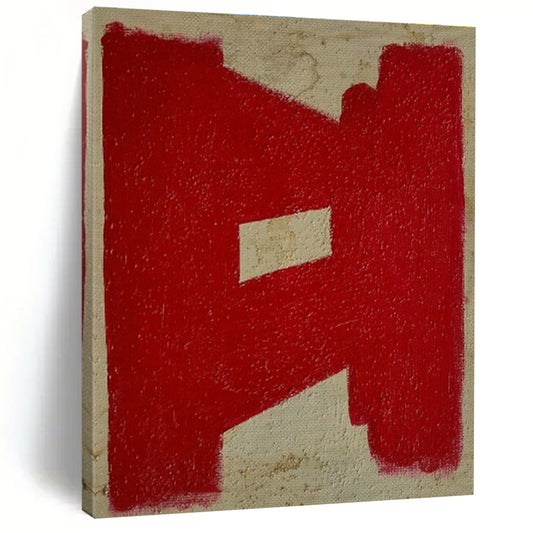 Red - Patterned Abstract Art for Contemporary Home & Bold Art Café DLZ1889