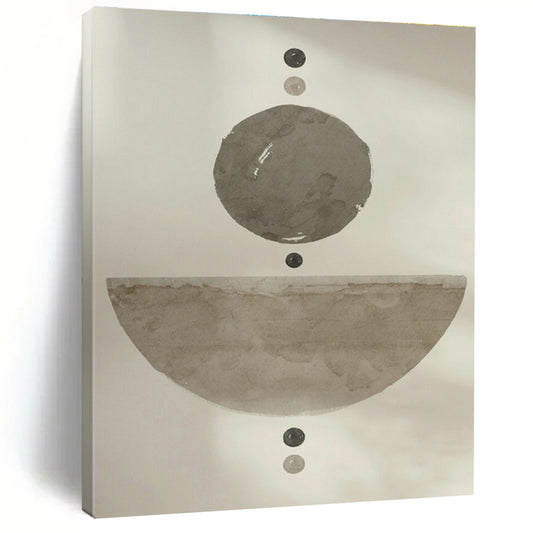 Zen - Inspired Circular Art for Minimalist Office & Meditation Corner DLZ1372