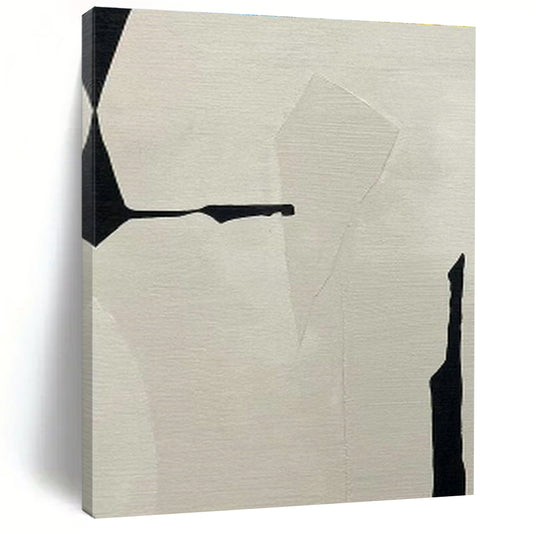 Black - White Geometric Art for Sophisticated Home Theater Lounges DLZ0239