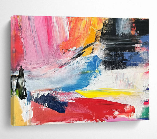 Bold Color Block Abstraction Art for Modern Art Gallery & Trendy Office SC437