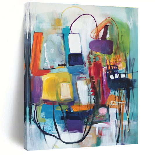 Colorful Abstract Composition for Design Studio & Trendy Boutique STSC823