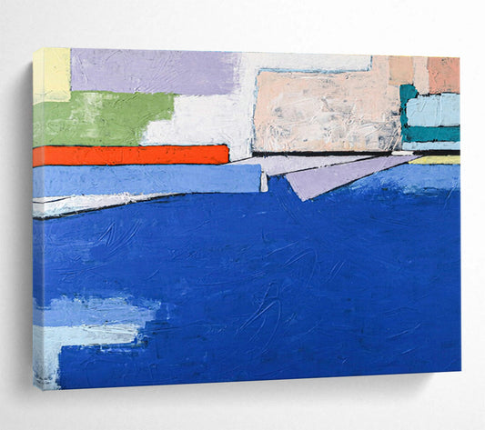 Colorful Color - Block Abstract Art for Community Center Gallery DLZ2959
