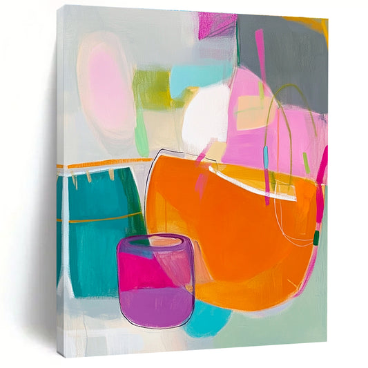 Abstract Still Life with Vessels for Modern Dining Room & Ceramic Gallery STSC788