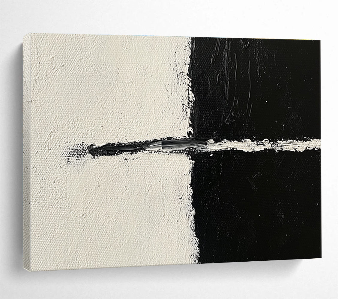 Minimalist Black & White Art for Contemporary Office & Scandinavian - Style Bedroom SC141