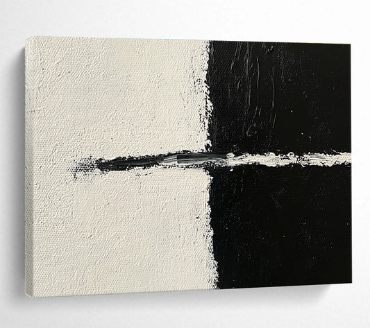 Minimalist Black & White Art for Contemporary Office & Scandinavian - Style Bedroom SC141