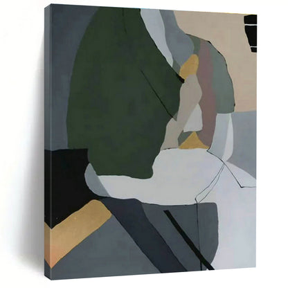 Geometric Color - Block Abstract Art for Living Room & Office DLZ0540