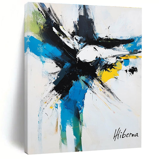 Colorful Abstract "Hiberna" Art for Creative Studio & Art Gallery STSC1097