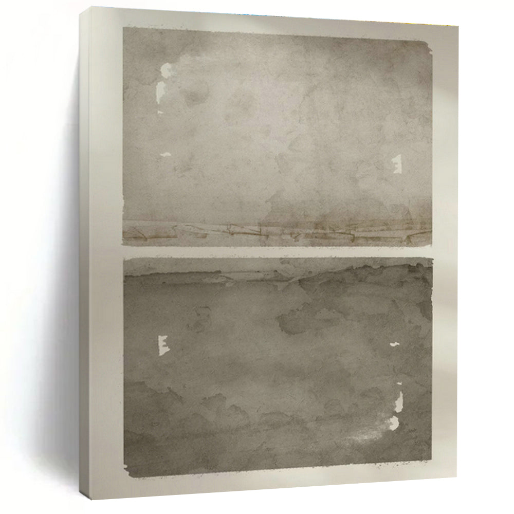 Dual - Tone Grey Textured Art for Modern Gallery & Monochrome Café DLZ1366