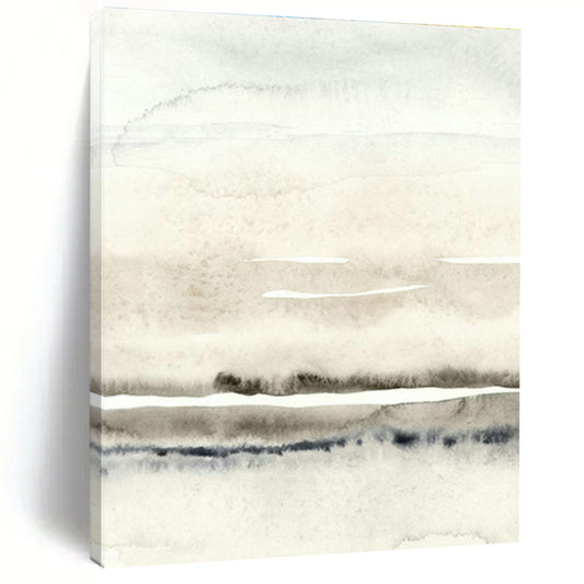 Light Ink - Tone Watercolor Art for Japanese - Inspired Tea Room & Relaxation Nook DLZ0714