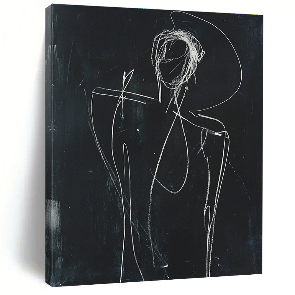 Abstract Figure Sketch for Avant - Garde Art Studio & Edgy Urban Loft STSC977