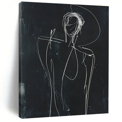 Abstract Figure Sketch for Avant - Garde Art Studio & Edgy Urban Loft STSC977