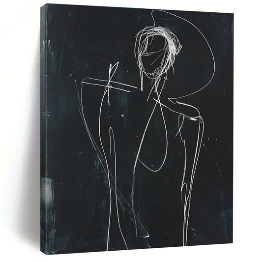 Abstract Figure Sketch for Avant - Garde Art Studio & Edgy Urban Loft STSC977