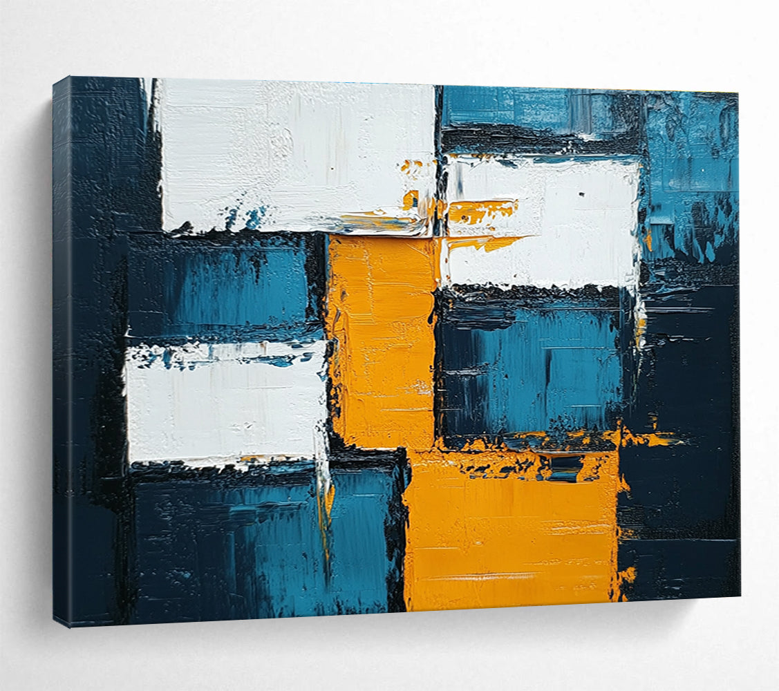 Color - Blocked Squares Art for Creative Studio & Contemporary Gallery SC122