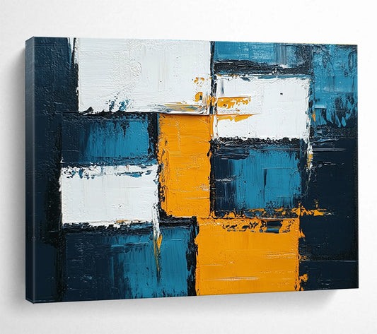 Color - Blocked Squares Art for Creative Studio & Contemporary Gallery SC122