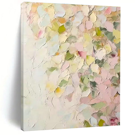 Pastel Flower Cluster Art for Minimalist Nursery & Spring Garden Brunch Spot DLZ1398