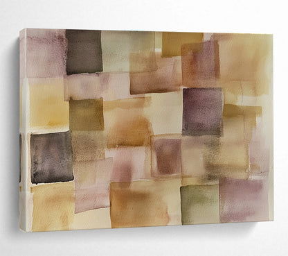 Warm Abstract Art for Bohemian Home & Artisan Café SC619
