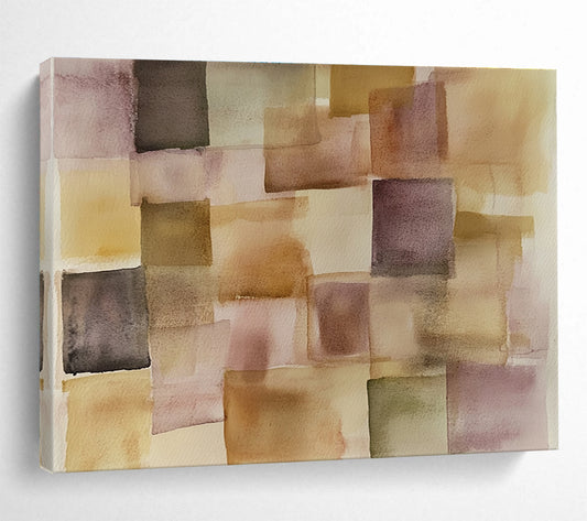 Warm Abstract Art for Bohemian Home & Artisan Café SC619