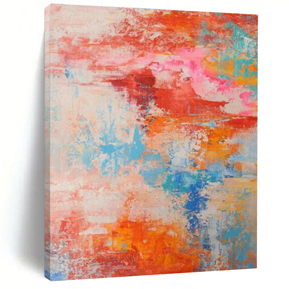Colorful Abstract Art for Bohemian - Style Café Dining Walls DLZ0030