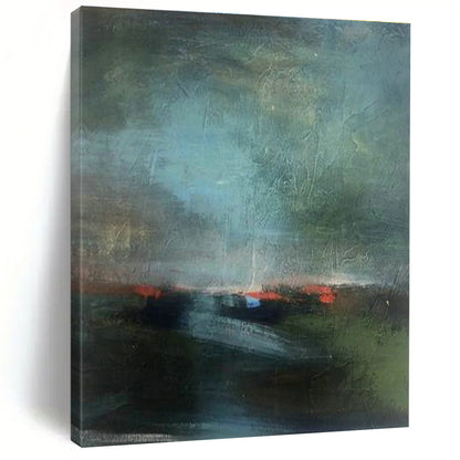 Abstract Landscape Art for Contemporary Office Lounge & Art - Themed Hotel Room DLZ1415