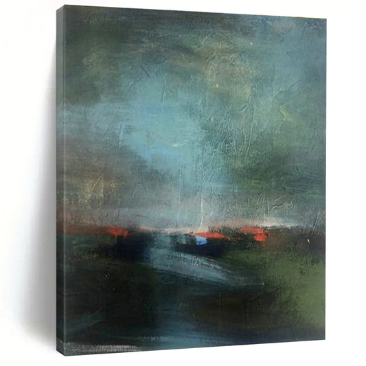 Abstract Landscape Art for Contemporary Office Lounge & Art - Themed Hotel Room DLZ1415