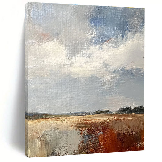 Abstract Landscape Field for Countryside Cottage & Art - Inspired Café STSC172