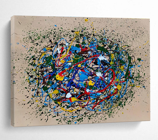 Colorful Splash Abstract Art for Creative Studio Team - Building Spaces DLZ2688