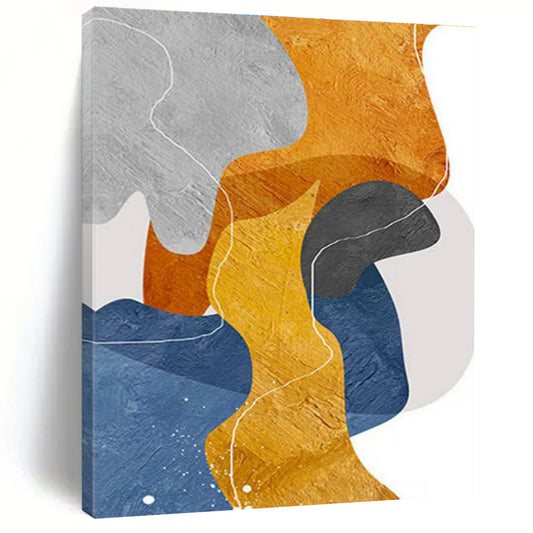 Color - Blocked Abstract Art for Modern Office & Contemporary Living Room DLZ2250