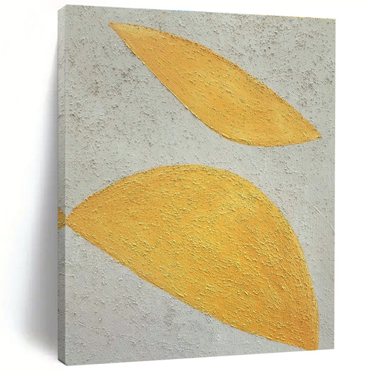 Golden Leaf Abstract Art for Luxury Hotel Spa & Home Bedroom DLZ1081