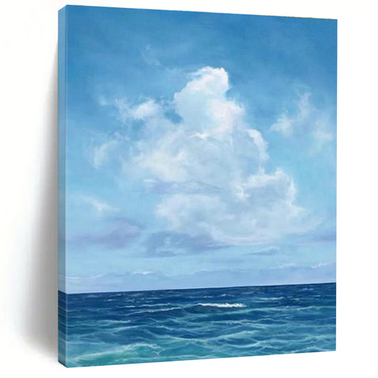 Sea and Clouds Oil Art for Living Room & Cottages DLZ0311