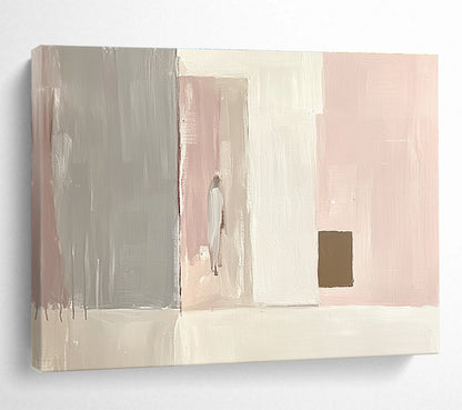 Pastel Geometric Figure Art for Scandinavian - Style Home & Girls' Bedroom SC223