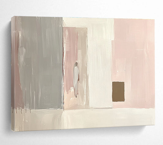 Pastel Geometric Figure Art for Scandinavian - Style Home & Girls' Bedroom SC223