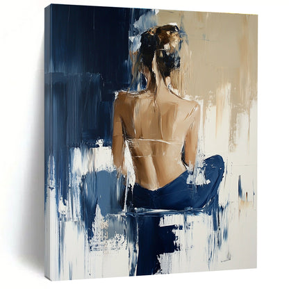 Abstract Female Back Figure for Modern Art Studio & Sophisticated Boudoir STSC175