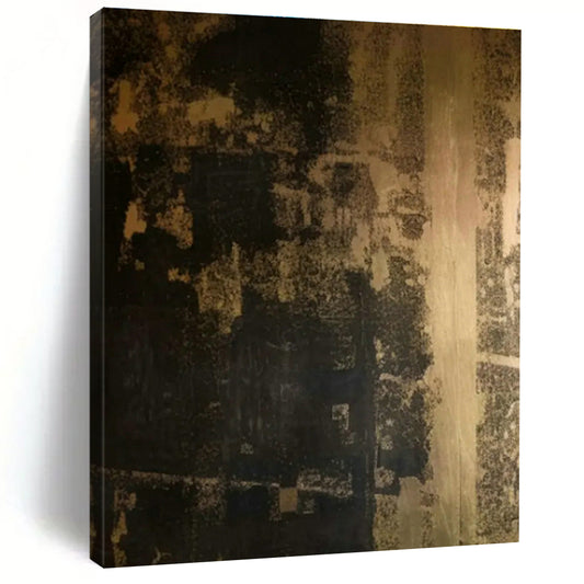 Dark Textured Abstract Art for Industrial Nightclub & Gothic Home Library DLZ0842