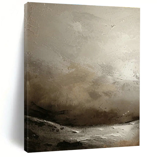 Monochrome Coastal Abstract for Nautical - Themed Bookstore & Minimalist Beach House DLZ0872