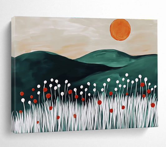 Minimalist Landscape Art for Scandinavian - Style Home & Modern Office SC465