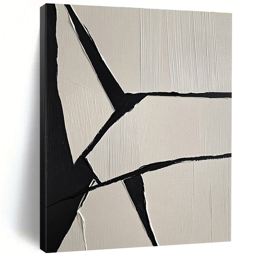 Black and White Geometric for Modern Kitchen & Art Gallery Corridor STSC1247