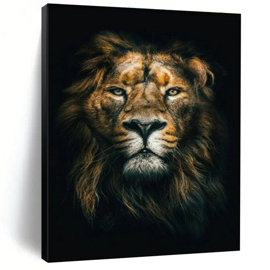Majestic Lion Art for Safari - Themed Hotel & Men’s Grooming Lounge DLZ2318