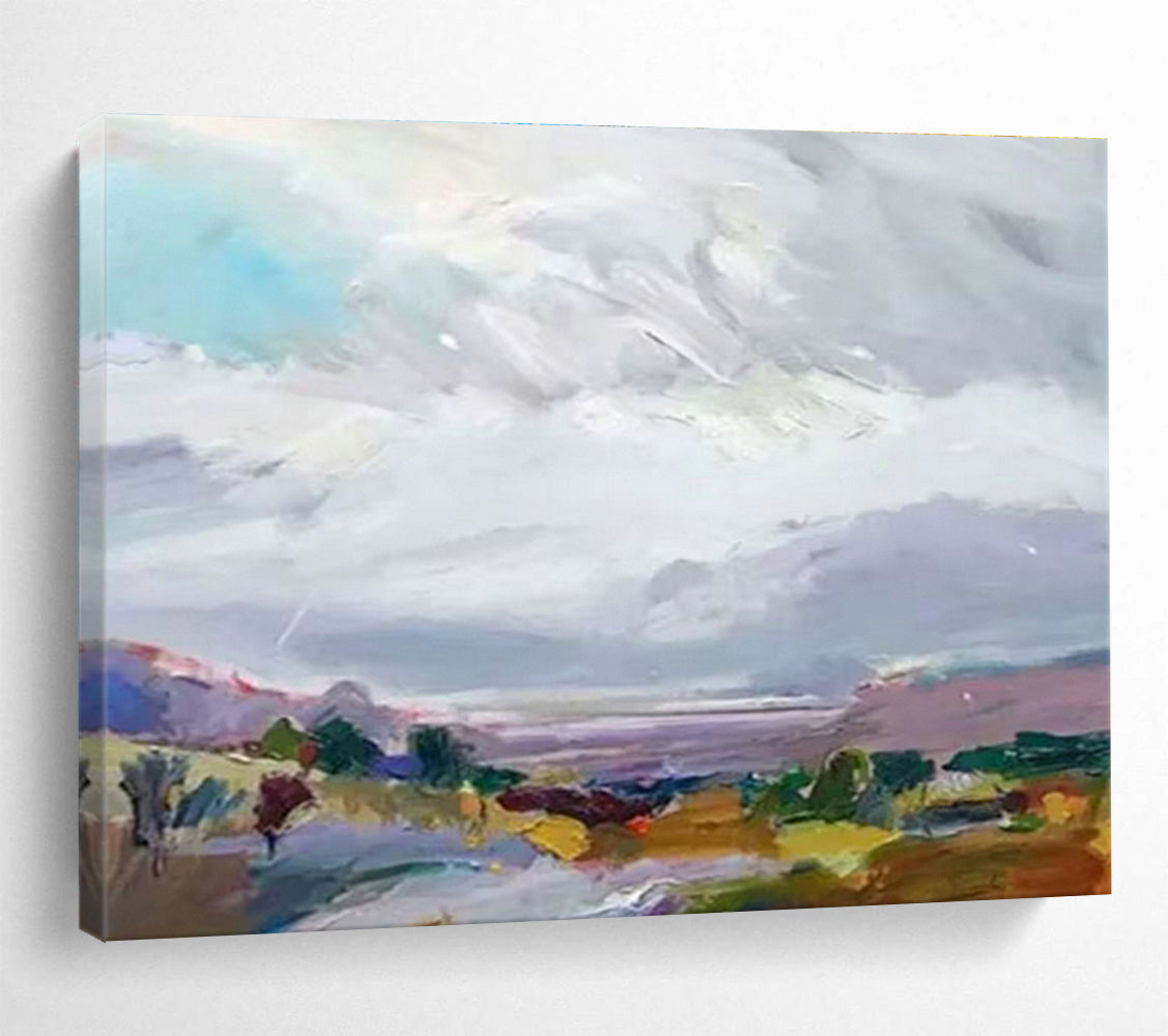Colorful Pastoral Landscape Art for Charming Dining Room DLZ2826