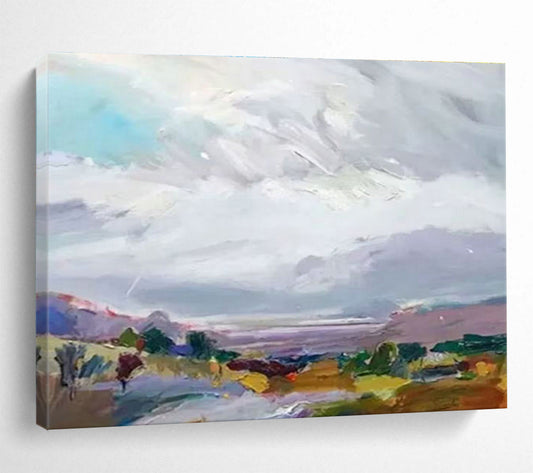 Colorful Pastoral Landscape Art for Charming Dining Room DLZ2826