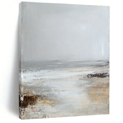 Minimalist Beach Scene for Serene Home Office & Coastal - Style Living Room STSC232