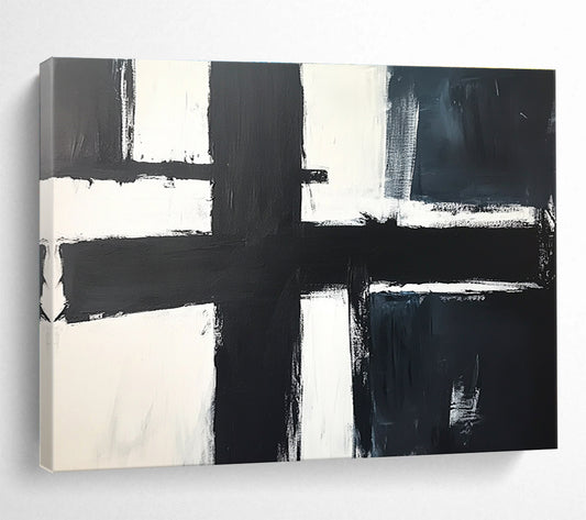 Black - White Geometric Art for Modern Office & Art - Themed Gallery SC018