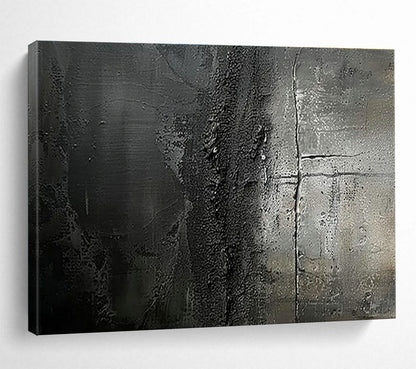 Dark Gray Textured Abstract Art for Industrial - Style Bars DLZ2534